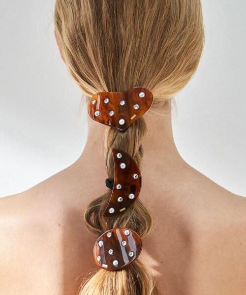URBAN RESEARCH(アーバンリサーチ)の「IRIS47 koko pony(ヘアゴム・レディース・brown/black・FREE)」の3枚目の写真