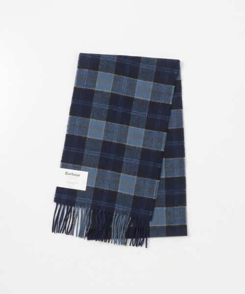 Barbour　tartan lambswool scarf