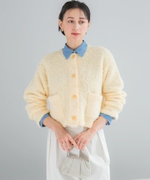 URBAN RESEARCH ROSSO WOMEN | ニットツイードショートカーディガン(カーディガン/ボレロ)