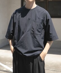 ITEMS URBANRESEARCH | 『撥水/イージーケア/接触冷感/UVカット』タスランナイロンクルーネックドロストTシャツ(Tシャツ/カットソー)