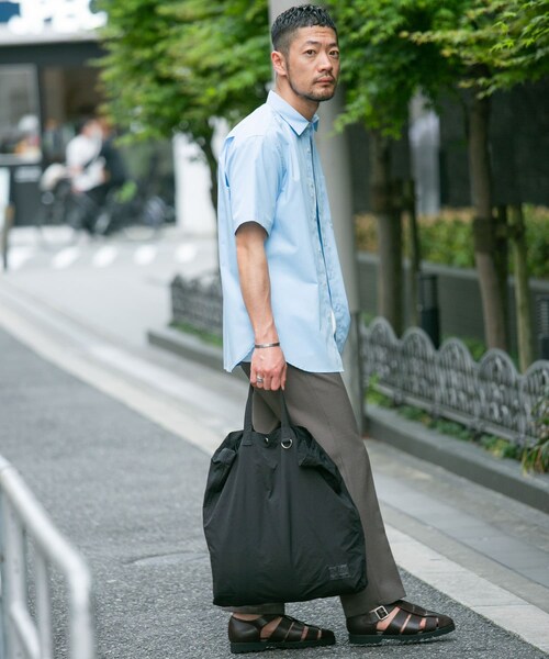 RODE SKO（ロデスコ）の「『ユニセックス』ロクヨンギャザーショルダートートバッグ（トートバッグ・メンズ・BLACK2/BLACK/GREIGE/KHAKI/GREIGE2・one）」の13枚目の写真
