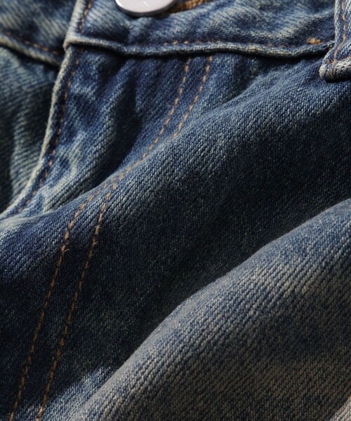 ADAM ET ROPE'(アダムエロペ)の「【CODA/コーダ】FADED DIRTY INDIGO WASHED BREAK CUT FLARED JEANS(デニムパンツ・メンズ・ブルー系・0/1/2)」の16枚目の写真
