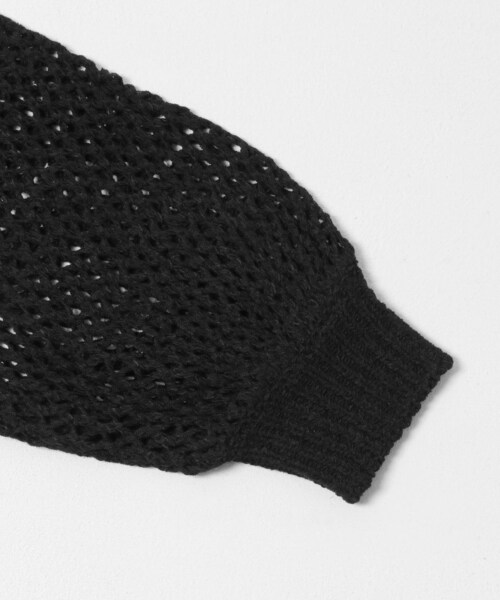 ITEMS URBANRESEARCH（アイテムズ アーバンリサーチ）の「メッシュジップニットカーディガン（ニット/セーター・レディース・BRN/GREGE/BLK・FREE）」の11枚目の写真