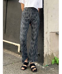 EMODA | ウォッシュセミフレアジーンズ(デニムパンツ)