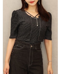 EATME | キャミ&チェーンカーディガンセット(Tシャツ/カットソー)