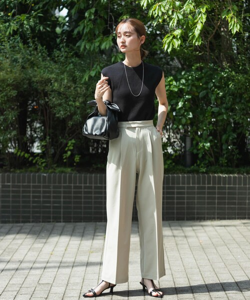 SENSE OF PLACE by URBAN RESEARCH(センスオブプレイスバイアーバンリサーチ)の「ポインテッドナローストラップサンダル(サンダル・レディース・BLACK/WHITE/SILVER・S/M/L)」の21枚目の写真