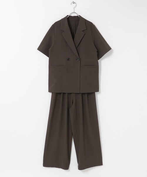 URBAN RESEARCH Sonny Label（アーバンリサーチサニーレーベル）の「ハイスペジャケットパンツセットアップ（セットアップ・レディース・オフ/チャコール・Free）」の21枚目の写真