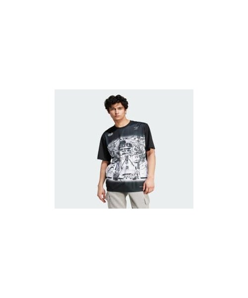 adidas(アディダス)の「adidas Star Wars Nanzuka グラフィック半袖Tシャツ(トップス・メンズ・ブラック・J/XS/J/S/J/M/J/L/J/XL/J/2XL/J/3XL/XS/M/XL/2XL/4XL/6XL/J/2XS)」の3枚目の写真