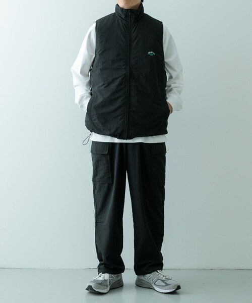 ITEMS URBANRESEARCH(アイテムズ アーバンリサーチ)の「『XLサイズあり』『セットアップ対応』撥水ナイロングログラン裏フリースカーゴ(その他パンツ・メンズ・KHK/BLK/BEG・M/L/XL)」の10枚目の写真