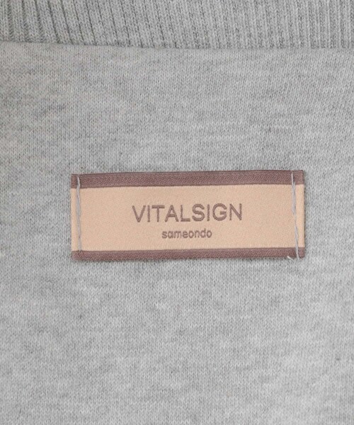 SENSE OF PLACE by URBAN RESEARCH(センスオブプレイスバイアーバンリサーチ)の「VITALSIGN LaceCapeLogoZip-Up(スウェット・レディース・Grey/Black・one)」の11枚目の写真