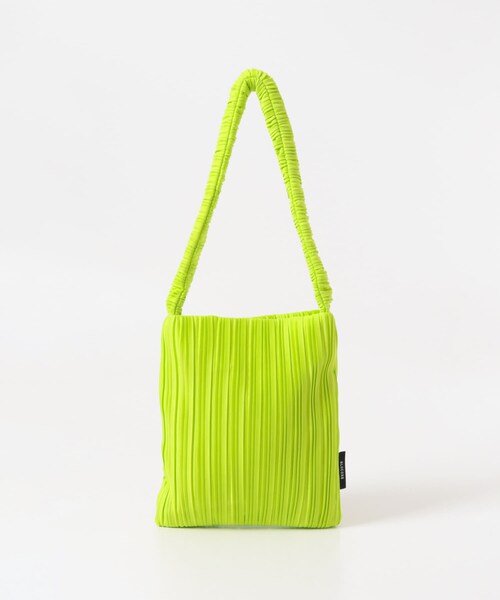 THE GOODLAND MARKET（ザグッドランドマーケット）の「BLUEORB　Mini Shoulder Bag（ハンドバッグ・レディース・DENIM BLUE/LIME GREEN・One）」の4枚目の写真