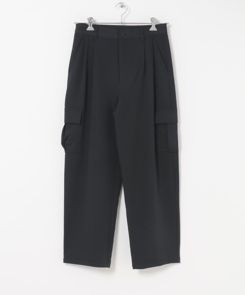 ITEMS URBANRESEARCH(アイテムズ アーバンリサーチ)の「TRテーパードクリーンカーゴパンツ(その他パンツ・メンズ・BLACK/OLIVE GRAY/MOCHA BRN・M/L)」の12枚目の写真