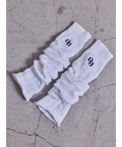 GYDA（ジェイダ）の「GYDA×靴下屋刺繍ルーズレッグウォーマー（その他雑貨・レディース・オフホワイト・F）」の18枚目の写真