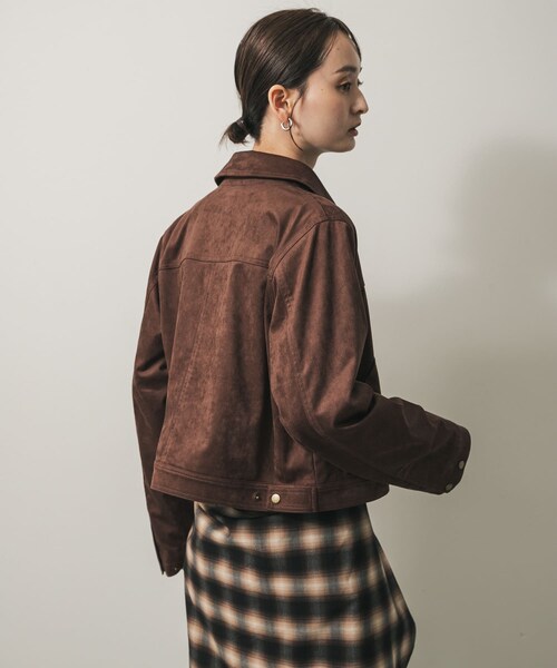 SENSE OF PLACE by URBAN RESEARCH(センスオブプレイスバイアーバンリサーチ)の「FLショートジャケット(テーラードジャケット・レディース・CAMEL/BLACK/BROWN・One)」の13枚目の写真
