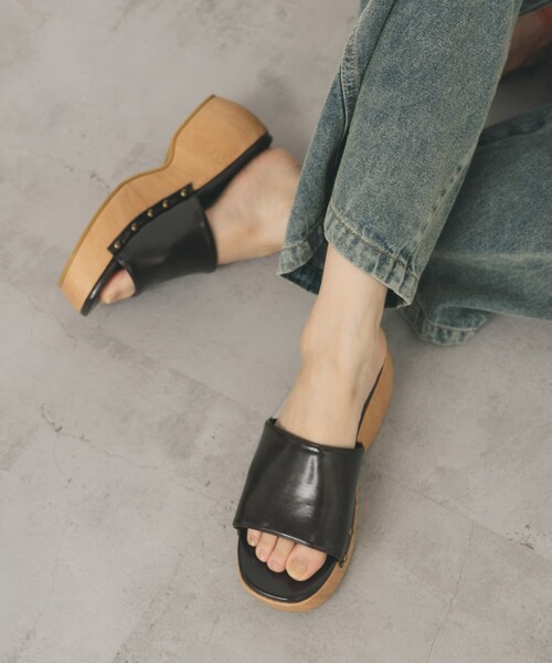 KBF（ケイビーエフ）の「スタッズサボサンダル（サンダル・レディース・BROWN/BLACK・37/38）」の17枚目の写真