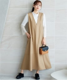 miclat | 大きいサイズ　深Vネックワンピース　miclat(ワンピース)