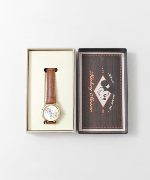 URBAN RESEARCH Sonny Label（アーバンリサーチサニーレーベル）の「Mickey　MICKEY WATCH（アナログ腕時計・レディース・ブラウン・one）」の9枚目の写真