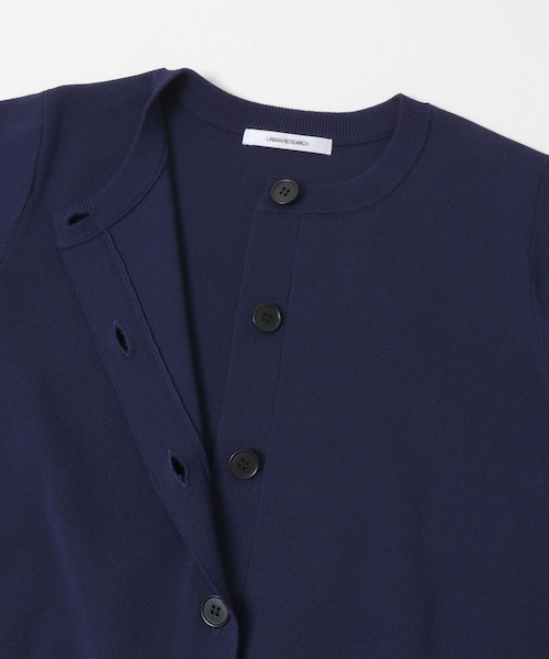 URBAN RESEARCH(アーバンリサーチ)の「コクーンスリーブカーディガン(カーディガン/ボレロ・レディース・OFF WHITE/NAVY・Free)」の19枚目の写真