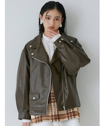 MURUA | バックコクーンライダース(ライダースジャケット)