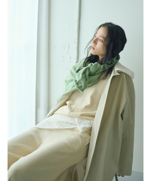 Ungrid（アングリッド）の「ミニループヤーンルーズニット（ニット/セーター・レディース・アイボリー/イエロー/ブラウン・F）」の3枚目の写真