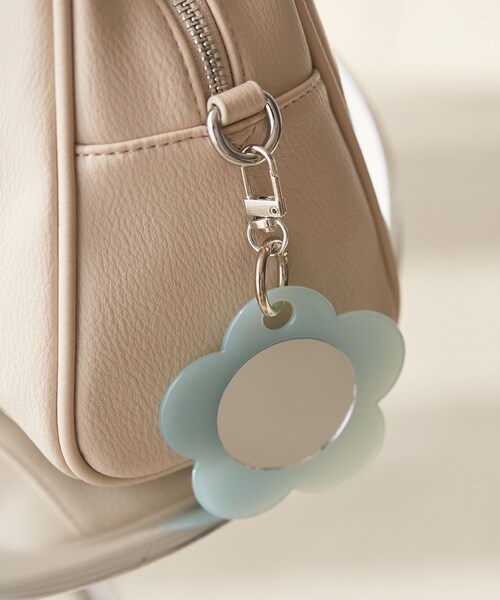 ROPE' PICNIC（ロペピクニック）の「フラワーミラーキーホルダー（キーホルダー・レディース・ホワイト系/ブルー系/ピンク・F）」の15枚目の写真