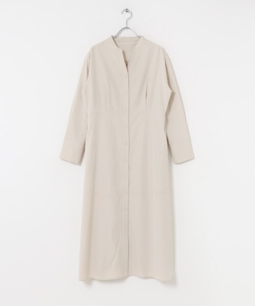 URBAN RESEARCH ROSSO（アーバンリサーチロッソ）の「ウォッシャブルウエストマークワンピース（ワンピース・レディース・IVORY/BLACK・Free）」の11枚目の写真