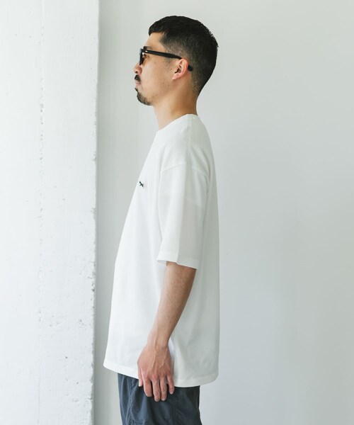 URBAN RESEARCH DOORS（アーバンリサーチドアーズ）の「『XLサイズ/WEB限定』『別注』PENNEYS×DOORS　THEFOX 鹿の子ショートスリーブT（Tシャツ/カットソー・メンズ・WHITE/ASH GRAY/PURPLE/NAVY・M/L/XL）」の15枚目の写真