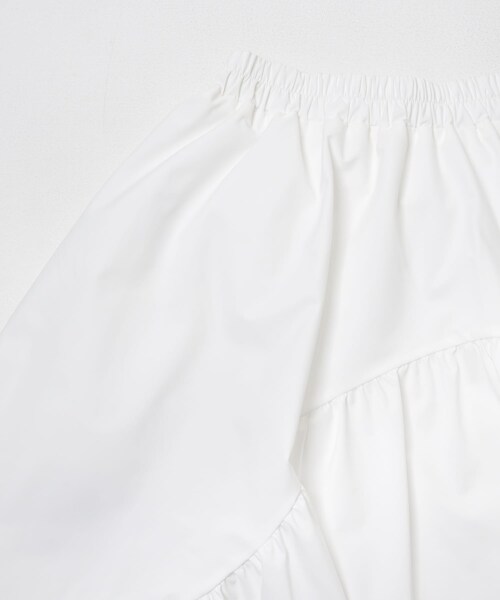 SENSE OF PLACE by URBAN RESEARCH(センスオブプレイスバイアーバンリサーチ)の「アシメキリカエギャザースカート(スカート・レディース・OFF WHITE/BLACK/BEIGE・One)」の13枚目の写真