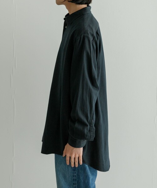 URBAN RESEARCH（アーバンリサーチ）の「new basic デニムオーバーダイシャツ（シャツ/ブラウス・メンズ・BLACK・M/L/XL）」の8枚目の写真