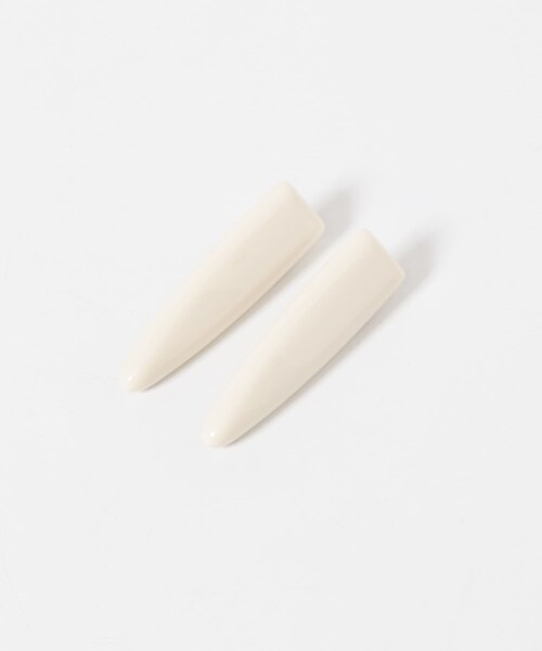 URBAN RESEARCH（アーバンリサーチ）の「decor『デコール』　2P Wide hair clip（バレッタ/ヘアクリップ・レディース・BLACK/IVORY・-）」の6枚目の写真