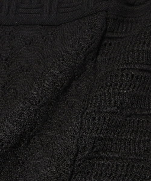 ADAM ET ROPE'(アダムエロペ)の「【SandWaterr/サンドウォーター】ORGANIZED POLO SS(ポロシャツ・メンズ・ブラック/パープル・1/2)」の15枚目の写真