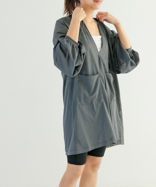 URBAN RESEARCH(アーバンリサーチ)の「Swim URBAN RESEARCH スイム メッシュチュニック(水着・メンズ・GRAY/WHITE・FREE)」の10枚目の写真