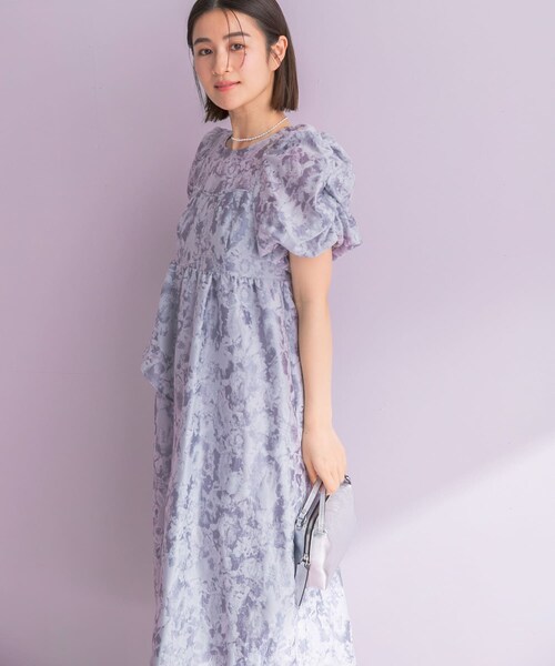 URBAN RESEARCH ROSSO（アーバンリサーチロッソ）の「ANDRESD　JACQUARD DRESS（ワンピース・レディース・L.GRAY/GRAY・M）」の18枚目の写真