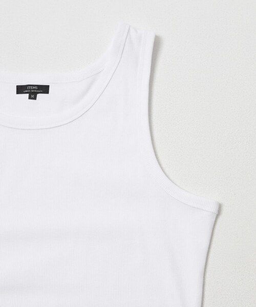 ITEMS URBANRESEARCH(アイテムズ アーバンリサーチ)の「接触冷感リブタンクトップ(タンクトップ・メンズ・D.GRAY/BLACK/GRAY/WHITE・M/L)」の7枚目の写真