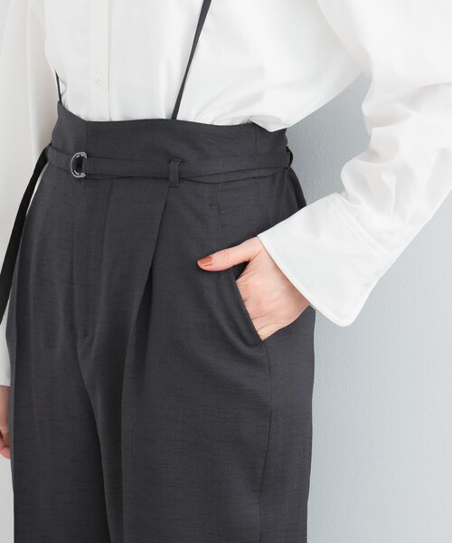 URBAN RESEARCH ROSSO（アーバンリサーチロッソ）の「マルチWAYリネンライクワイドパンツ（その他パンツ・レディース・GREEN/NUTS/CHARCOAL・36/38）」の16枚目の写真