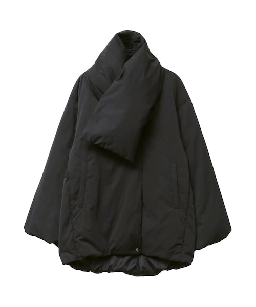 ELENDEEK（エレンディーク）の「COCOON MIDDLE DOWN CT（ダウンジャケット/コート・レディース・オフホワイト/ブラック/イエロー・F）」の17枚目の写真