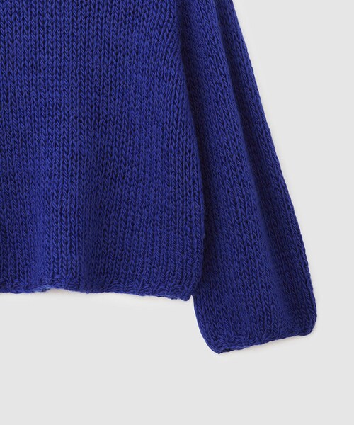 ROPE'(ロペ)の「ロービングハンドニット(ニット/セーター・レディース・グレー/オフホワイト/ブルー・F)」の8枚目の写真