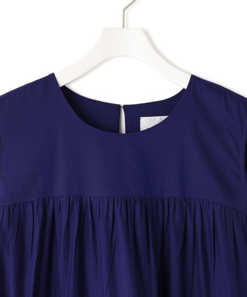ADAM ET ROPE'(アダムエロペ)の「【AAYUSHI for ADAM ET ROPE'】別注Cotton voile long dress(ワンピース・レディース・ブラック/ブルー/ピンク・F)」の11枚目の写真