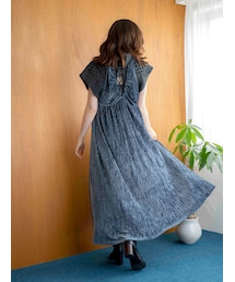 Ungrid | バックデザインベロアキャミワンピース(ワンピース)