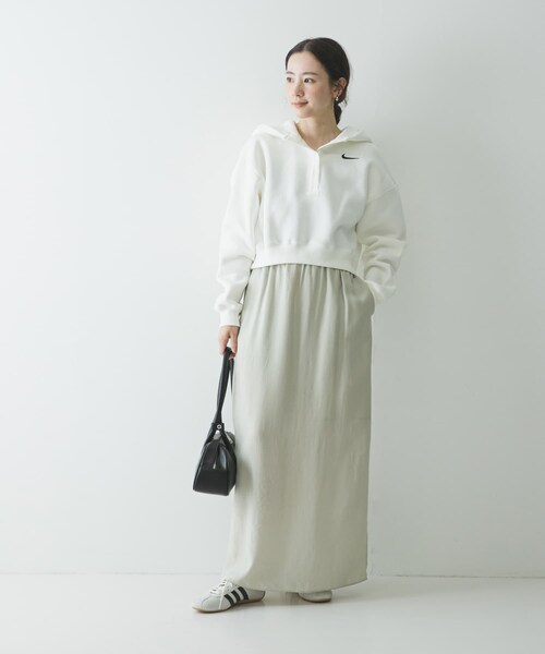 URBAN RESEARCH（アーバンリサーチ）の「NIKE　PHNX FLC OS CRP HNL（パーカー・レディース・663 PINK/010 BLACK/043 P PT/133 SAIL/502 TATTOO・M）」の11枚目の写真