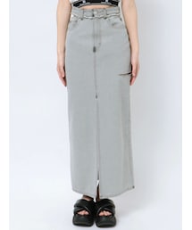 EMODA | サイドカットデニムスカート(デニムスカート)