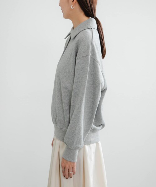 URBAN RESEARCH(アーバンリサーチ)の「シャツカラースウェット(スウェット・レディース・OFF/GRAY/NAVY・FREE)」の22枚目の写真