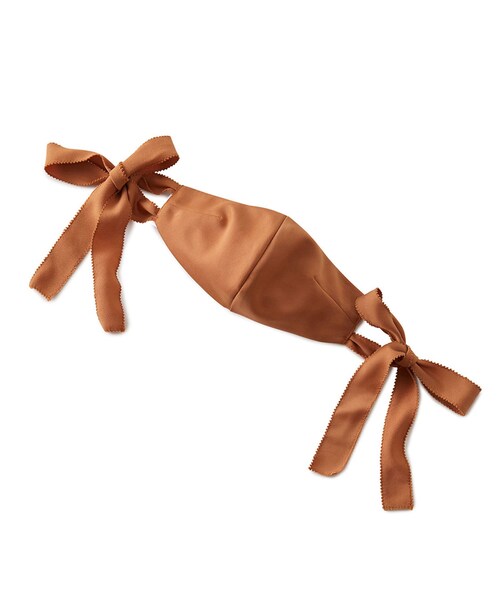 ADAM ET ROPE'（アダムエロペ）の「【トロワズィエムチャコ】リボンマスク（その他・レディース・ブラック/グレー系/ダークブラウン/サックス/クリーム・F）」の12枚目の写真