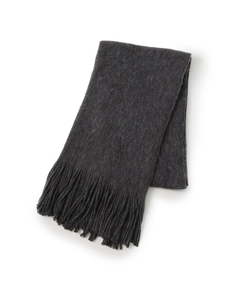 VIS（ビス）の「ミンクタッチもちもちストール（ストール/ショール・レディース・チャコール/キナリ/ベージュ系/レッド・F）」の13枚目の写真