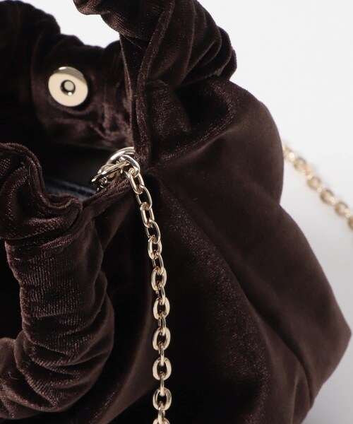 SENSE OF PLACE by URBAN RESEARCH（センスオブプレイスバイアーバンリサーチ）の「ベロアバッグ（ハンドバッグ・レディース・MUSTARD/BROWN/PURPLE・one）」の16枚目の写真