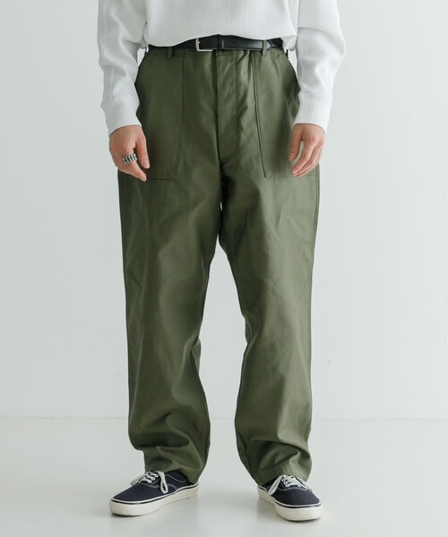 URBAN RESEARCH(アーバンリサーチ)の「『別注』CIOTA×URBAN RESEARCH Baker Pants(Baggy)(チノパンツ・メンズ・Dark Olive・4/5/6)」の6枚目の写真