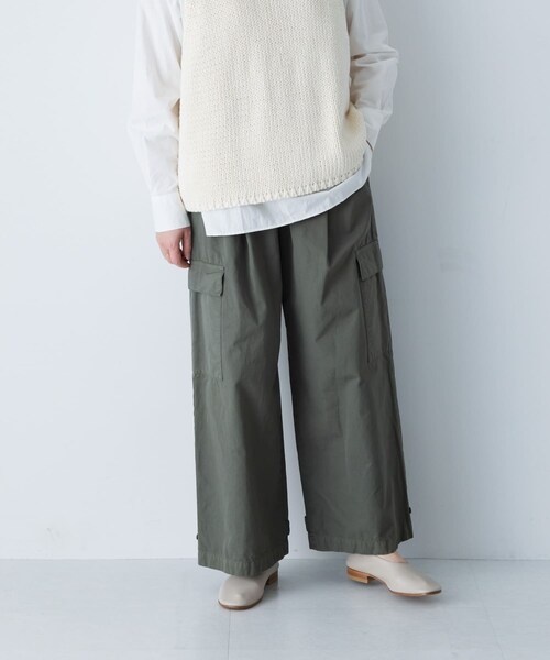 かぐれ(カグレ)の「ユーティリティーイージーパンツ(その他パンツ・レディース・OFF/SMOKEKHAKI・Free)」の14枚目の写真