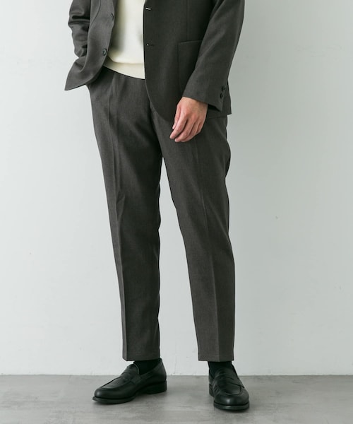 URBAN RESEARCH DOORS（アーバンリサーチドアーズ）の「LIFE STYLE TAILOR　ブラッシュドウールライクストレッチパンツ（スラックス・メンズ・NAVY/GRAY/KHAKI・S/M/L/XL）」の5枚目の写真