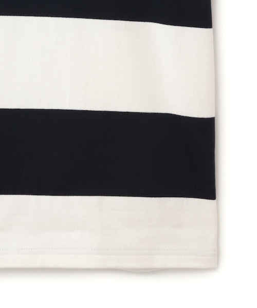 ADAM ET ROPE'(アダムエロペ)の「【PHEENY(フィーニー)】別注 Heavy weight border tucked sleeve(Tシャツ/カットソー・レディース・ネイビー/ワイン系・F)」の18枚目の写真