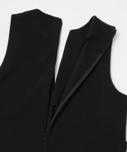 ITEMS URBANRESEARCH(アイテムズ アーバンリサーチ)の「ジャージメルトンジャンパースカート(ワンピース・レディース・GRY/BLK・Free)」の13枚目の写真